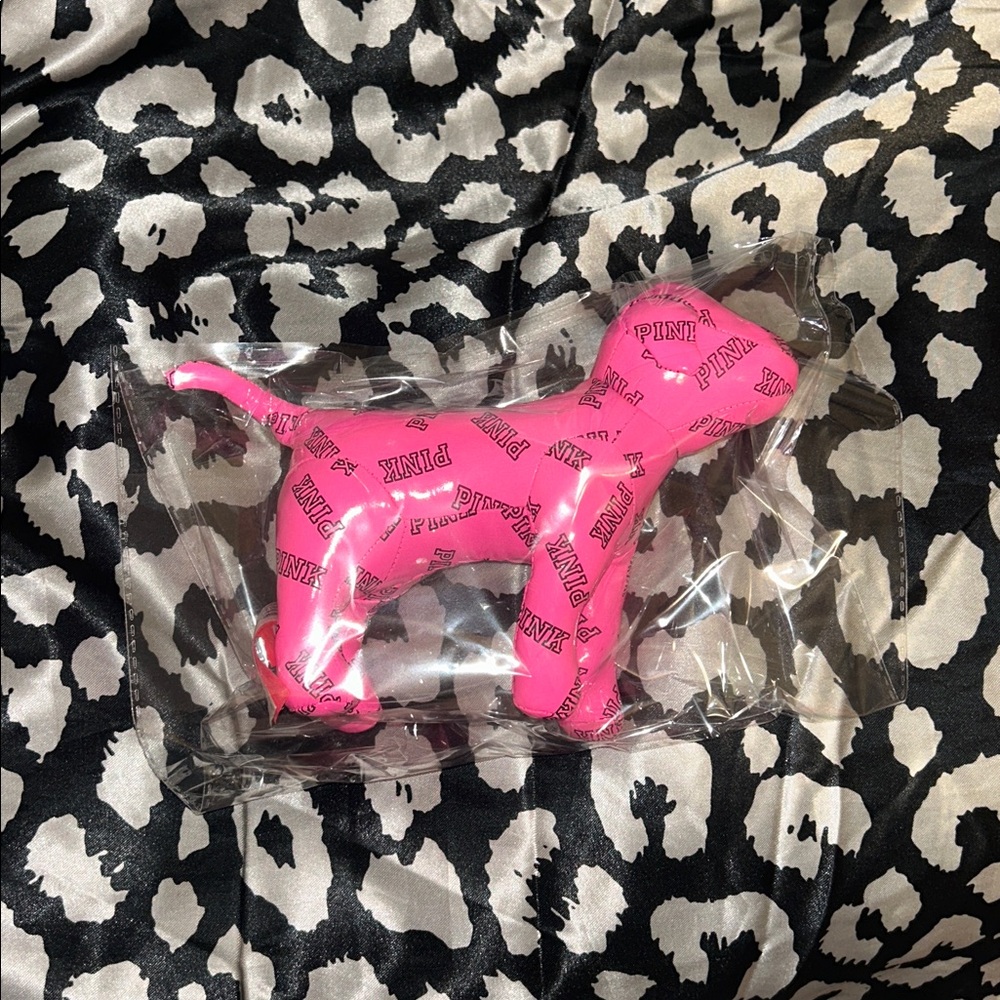 pink VS dog